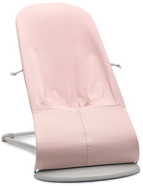 Pihenőszék Babybjörn Bliss 3D Jersey Light Pink pihenőszék, világosszürke konstrukció ...