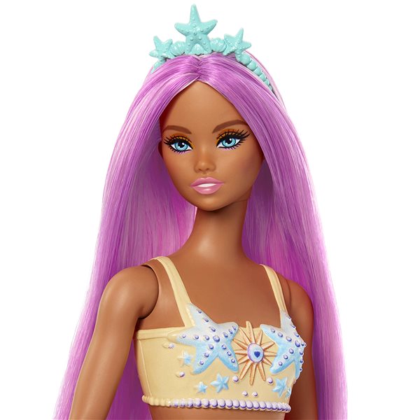Játékbaba Barbie Mesebeli sellő - sárga ...