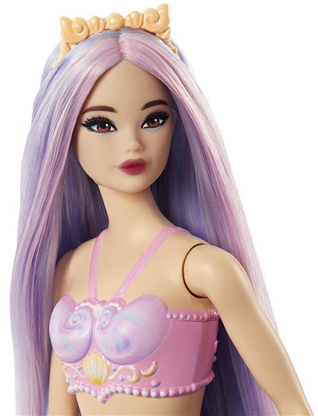 Játékbaba Barbie Mesebeli sellő - lila ...
