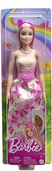 Bábika Barbie Rozprávková princezná ružová ...