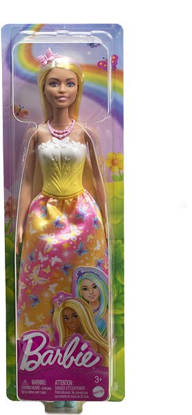 Játékbaba Barbie Mesebeli hercegnő - sárga ...