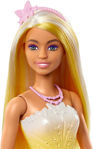 Bábika Barbie Rozprávková princezná žltá ...