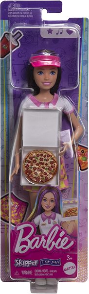 Bábika Barbie Prvá práca Skipper – Rozvoz pizze ...