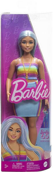 Bábika Barbie Modelka – Sukňa a top s dúhou ...