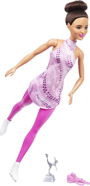 Puppe Barbie Erster Beruf - Eiskunstläuferin ...