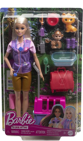 Bábika Barbie Bábika zachraňuje zvieratká – Blondínka ...