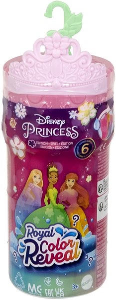Bábika Disney Princess Color Reveal Kráľovská malá bábika s kvetmi ...