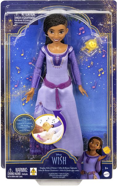 Játékbaba Disney Kívánság Asha hangokkal ...