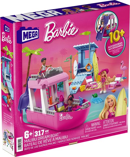 Stavebnica Mega Barbie Malibu loď snov ...