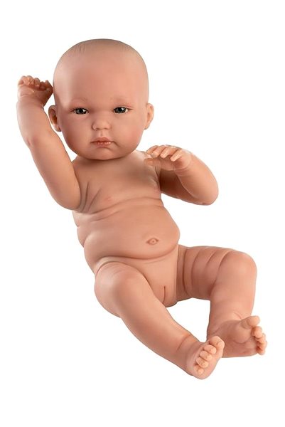 Játékbaba Llorens 63502 New Born Kislány - élethű baba vinyl testtel - 35 cm ...