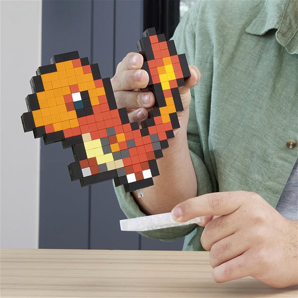 Stavebnica Mega Pokémon Pixel Art – Charmander ...