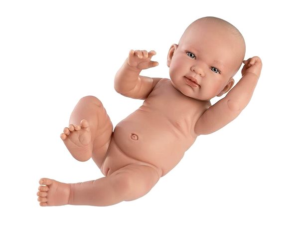 Játékbaba Llorens 73802 New Born Kislány - élethű baba vinyl testtel - 40 cm ...