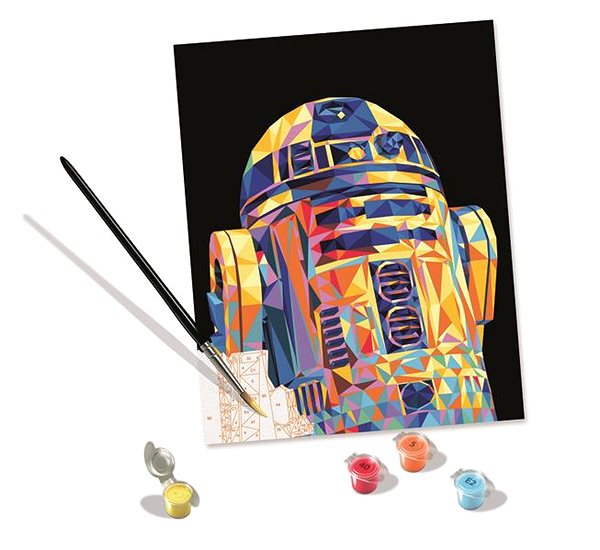 Maľovanie podľa čísel Ravensburger 237302 CreArt Star Wars: R2-D2 ...