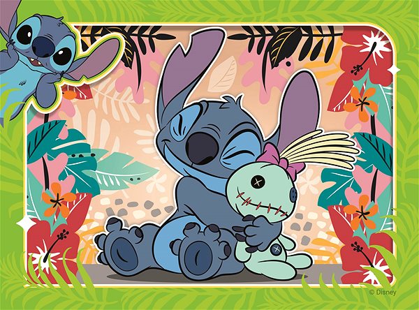 Puzzle Ravensburger 120010692 Disney: Stitch 4 v 1 ...
