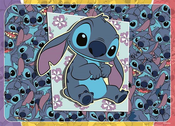 Puzzle Ravensburger 057313 Disney: Stitch 4× 100 dielikov ...