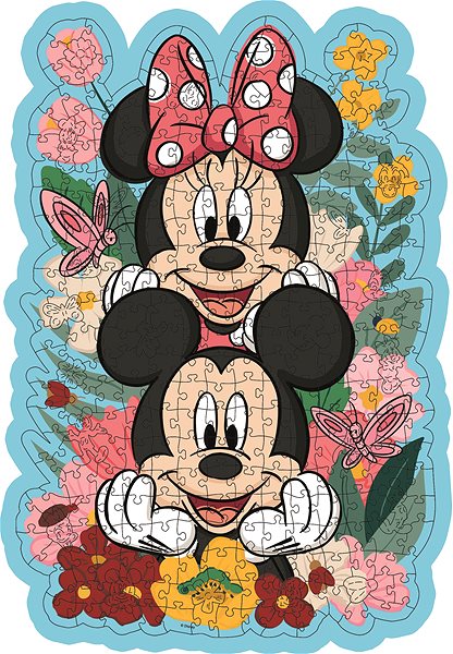Puzzle Ravensburger 120007623 Drevené puzzle Disney: Mickey a Minnie ...
