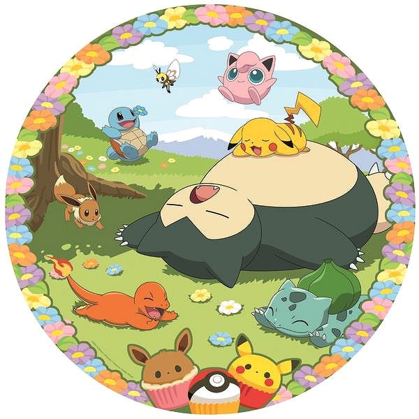 Puzzle Ravensburger 120011316 Kruhové puzzle: Roztomilí Pokémoni ...