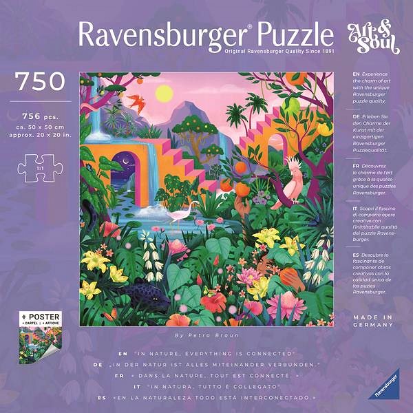 Puzzle Ravensburger 120009993 Art & Soul: Úžasná príroda ...