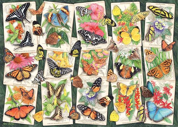 Puzzle Ravensburger 176243 Tropické motýle ...