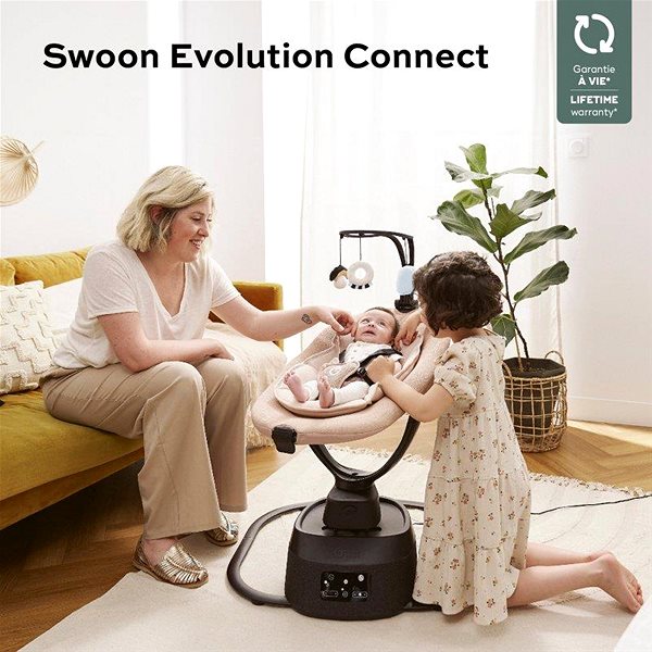 Pihenőszék Babymoov Swoon Evolution Connect Mocca ...