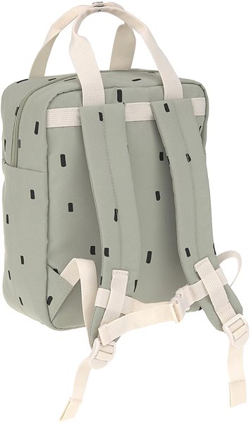 Detský ruksak Lässig Mini Square Backpack Happy Prints light olive ...
