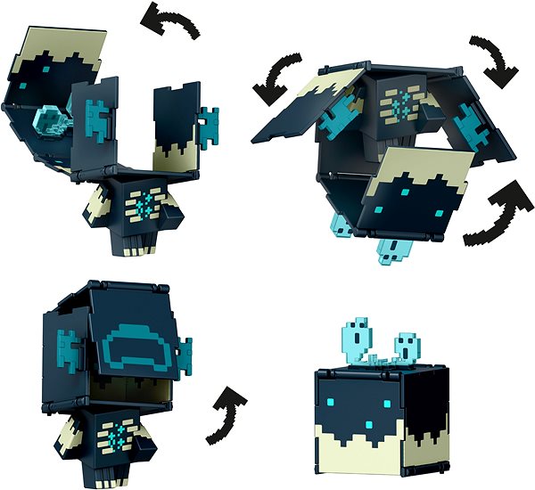 Minecraft Figures 2in1 - Steve in Enchanted Armor .
