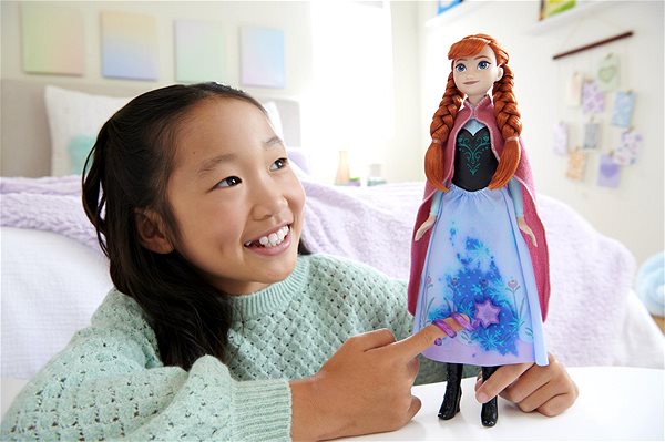 Játékbaba Frozen Anna mágikus szoknyával ...