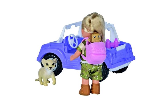 Játékbaba Simba Évike Szafari autóval ...