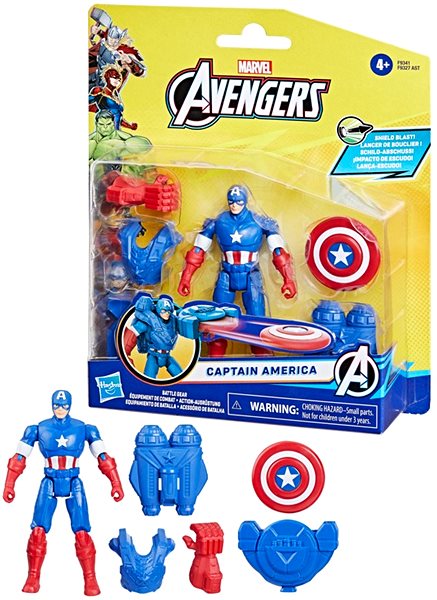 Figura Avengers Battle Gear Amerika kapitány ...