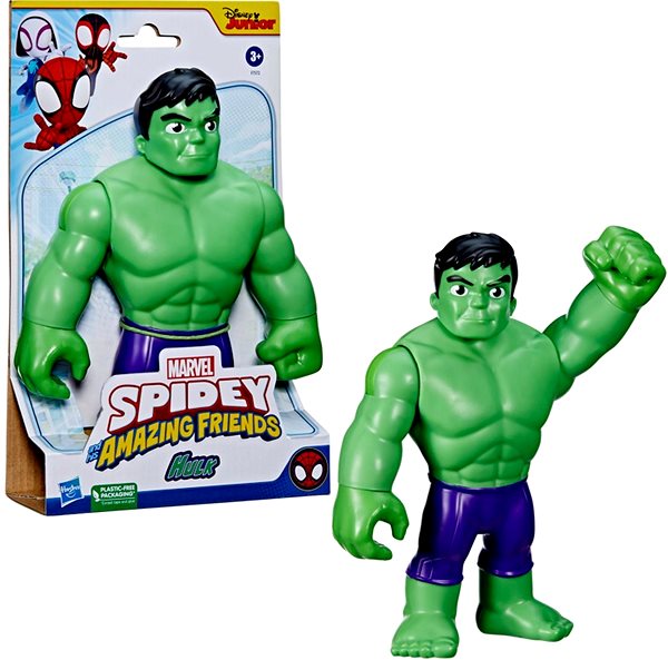 Figura Spider-Man Spidey and His Amazing Friends Mega Hulk ...