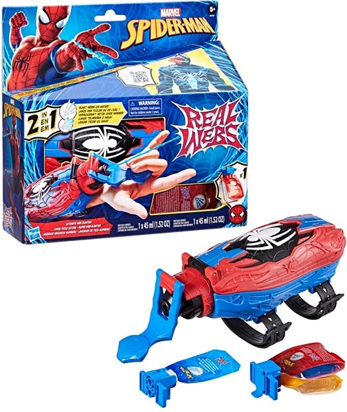 Detská pištoľ Spider-Man Real Webs Blaster pavúčej siete ...