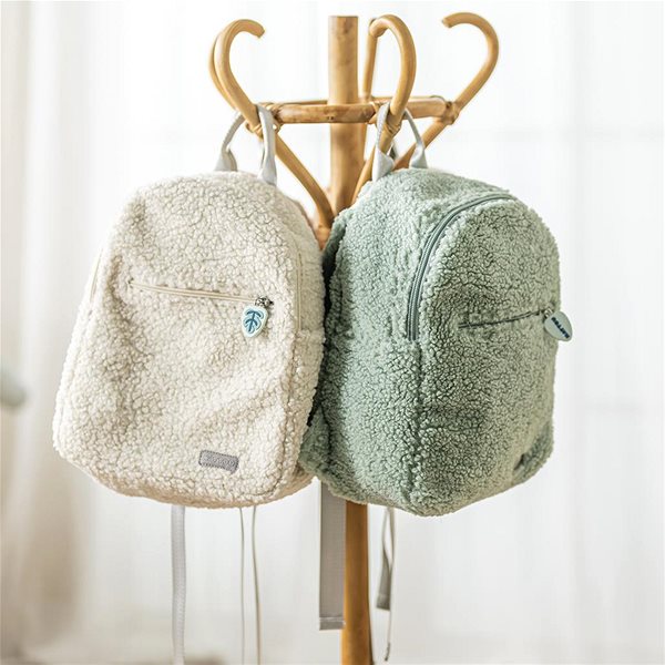 Nattou Teddy green Children's Backpack.