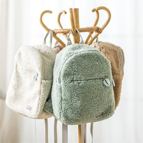 Nattou Teddy green Children's Backpack.