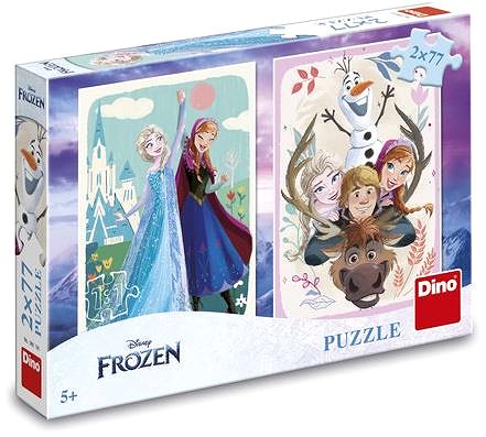 Puzzle Dino Frozen: Anna a Elsa 2 × 77 ks ...