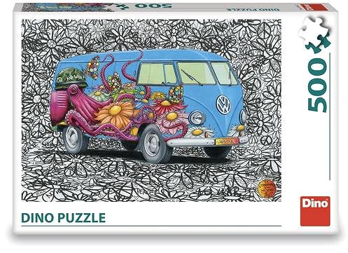 Puzzle Dino Hippies vw ...