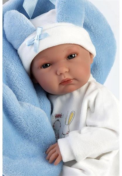 Bábika Llorens 63597 New Born Chlapček – realistická bábika bábätko s celovinylovým telom – 35 cm ...