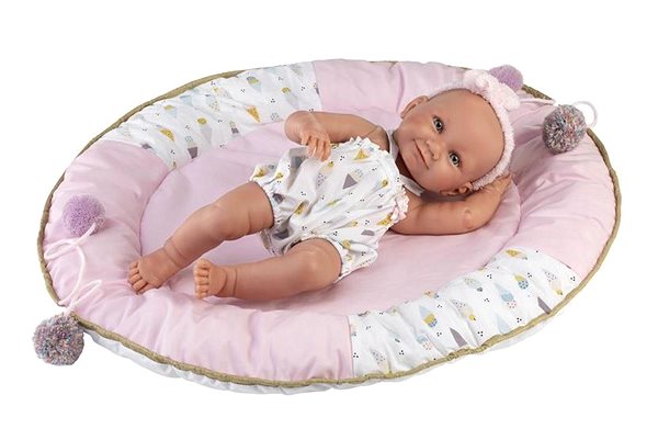 Bábika Llorens 73806 New Born Dievčatko – realistická bábika bábätko s celovinylovým telom – 40 cm ...