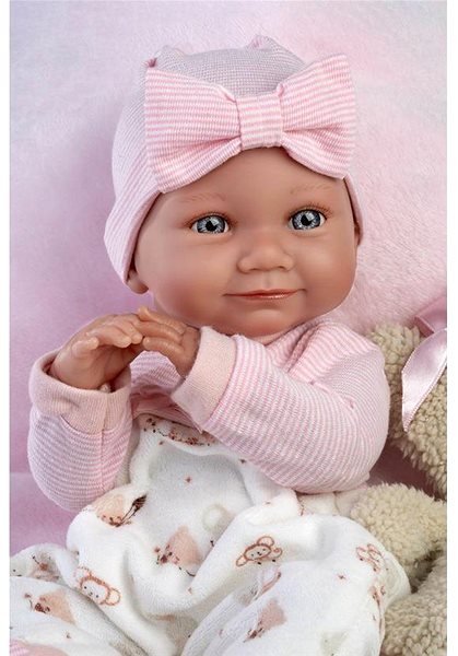 Bábika Llorens 73808 New Born Dievčatko – realistická bábika bábätko s celovinylovým telom – 40 cm ...