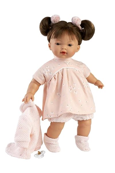 Játékbaba Llorens 33156 Vera - valósághű baba hangokkal és puha szövettesttel - 33 cm ...