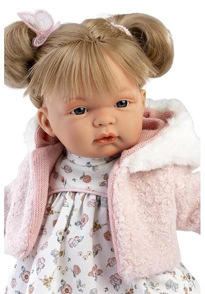 Játékbaba Llorens 38356 Joelle - valósághű baba hangokkal és puha szövettesttel - 38 cm ...