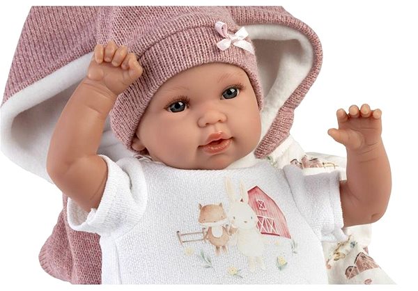 Bábika Llorens 63650 New Born – realistická bábika bábätko so zvukmi a mäkkým látkovým telom – 36 cm ...