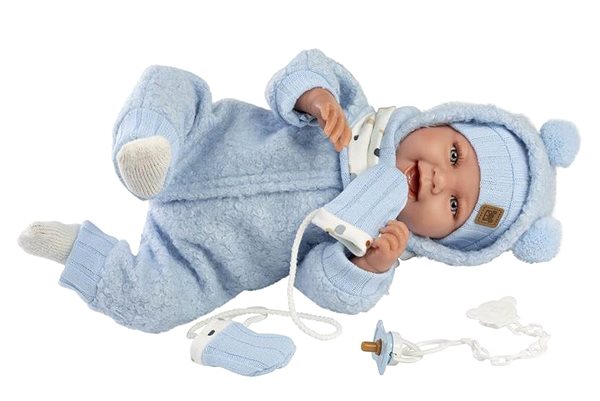 Bábika Llorens 84479 New Born – realistická bábika bábätko so zvukmi a mäkkým látkovým telom – 44 cm ...