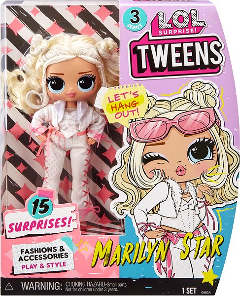 Bábika L.O.L. Surprise! Tweens bábika, séria 3 – Marilyn Star ...