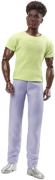 Játékbaba Barbie Looks Ken rózsaszín rövidnadrágban ...