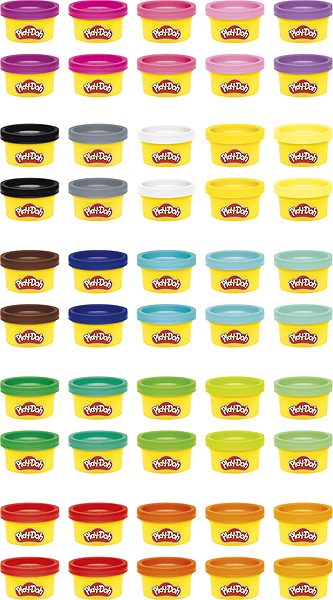 Modelovací hmota Play-Doh Balení zábavy 50 ks ...
