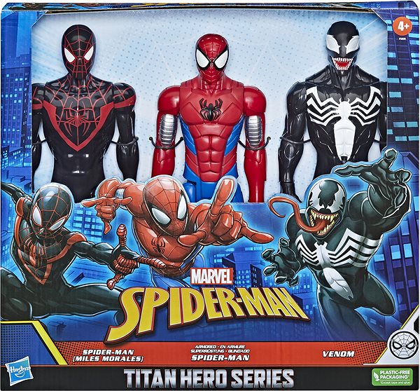 Figúrky Spider-Man Titan Hero Akčné 3 ks ...