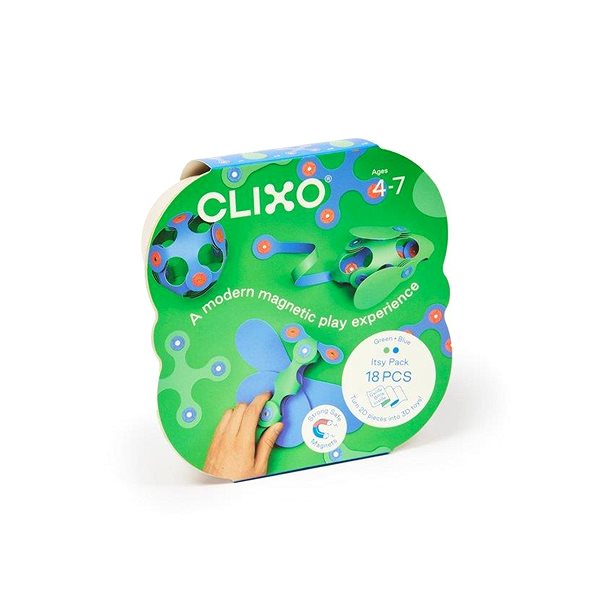 Építőjáték CLIXO Itsy Green and Blue ...