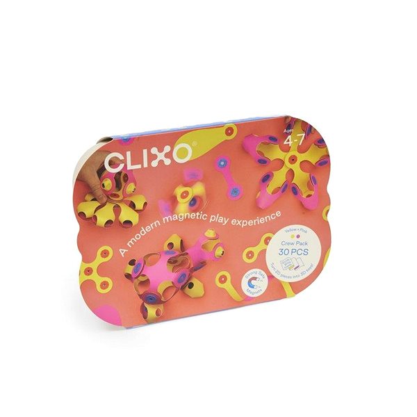 Építőjáték CLIXO Crew Pink and Yellow ...