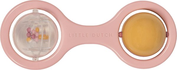Hrkálka Little Dutch Hrkálka s guľôčkami Pink ...