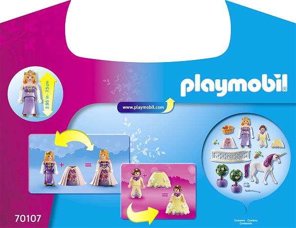 Stavebnica Playmobil Prenosný box veľký – princezná a jednorožec ...